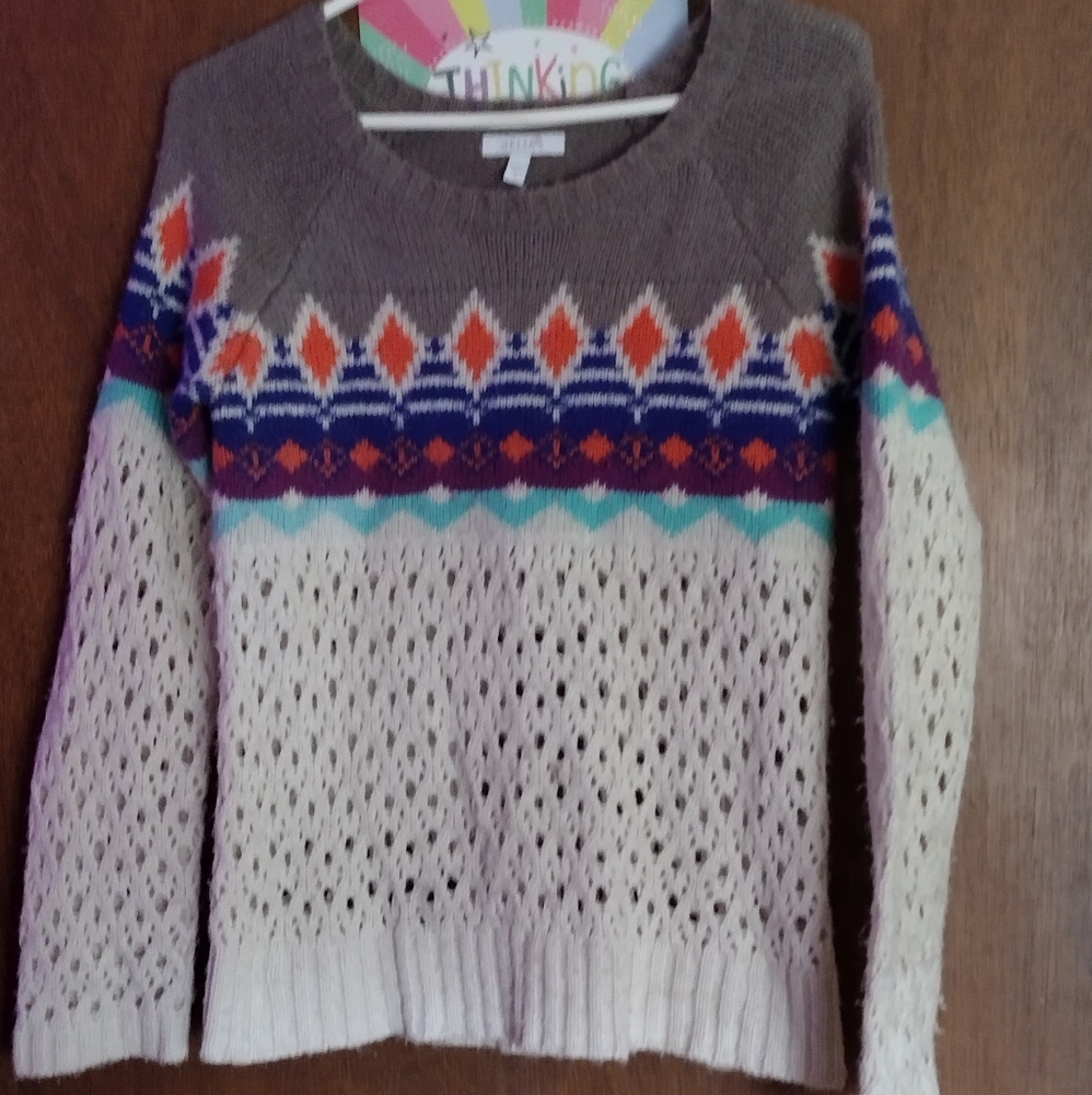 Delia's multicolor sweater